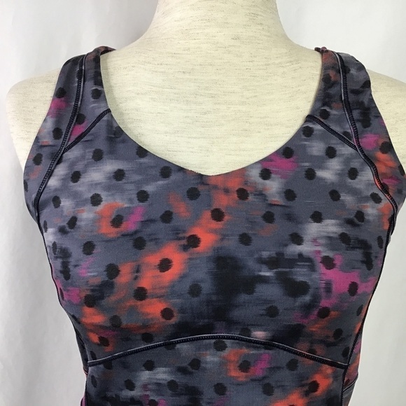 LULULEMON Tank Top Kanto Catch Me Windy Blooms Regal Plum Racerback 8 - Picture 5 of 14